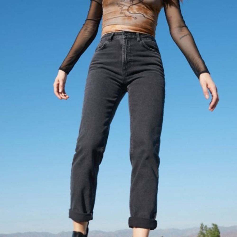 BDG black mom jeans